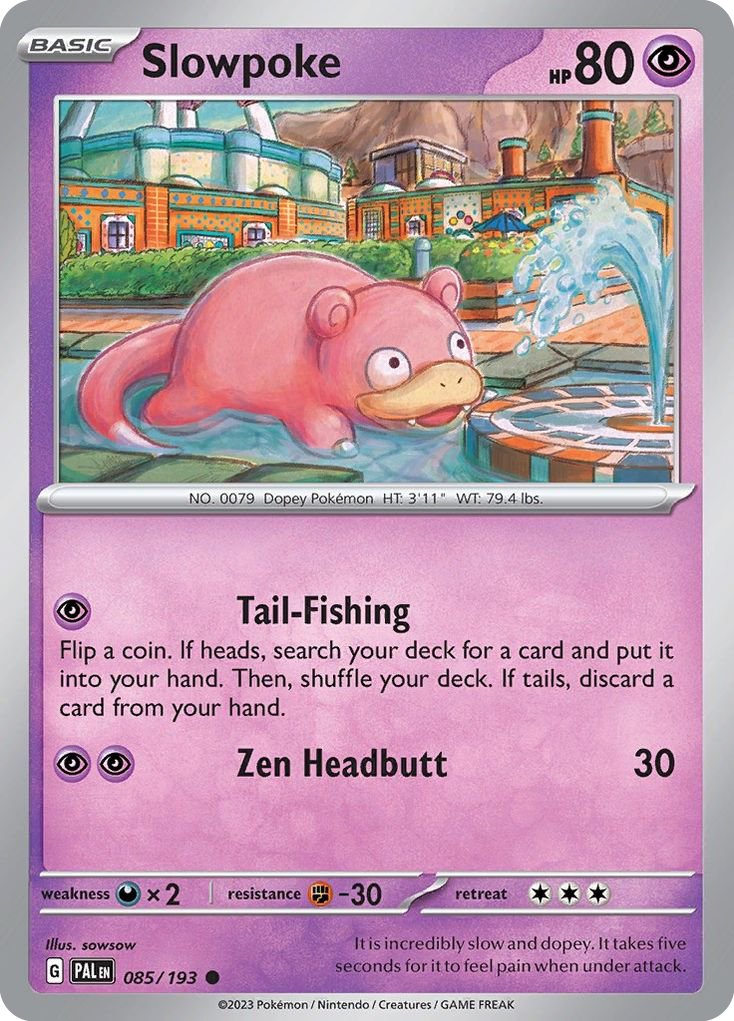 Slowpoke 85/193 Common | Paldea Evolved | Pokemon Card