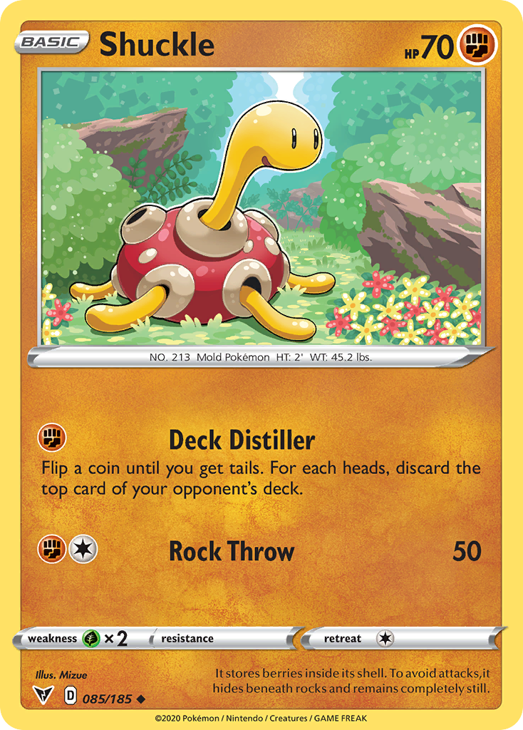 Shuckle 85/185 Uncommon | Vivid Voltage | Pokemon Card