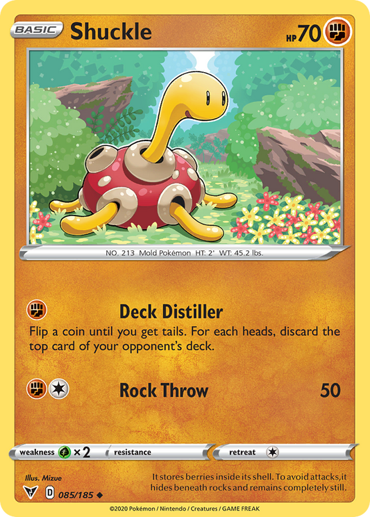 Shuckle 85/185 Uncommon | Vivid Voltage | Pokemon Card