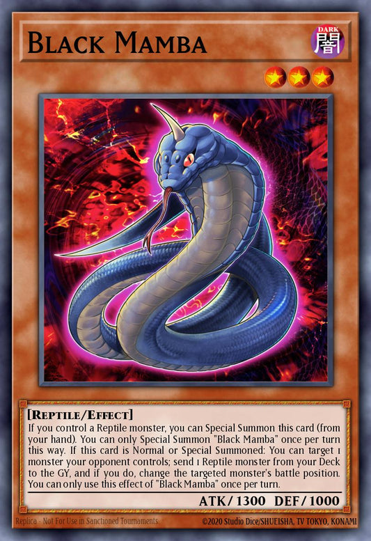 Black Mamba - BLMR-EN019 Ultra Rare | Yu-Gi-Oh! Card