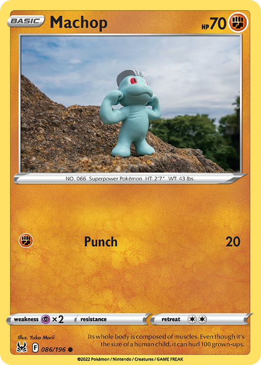 Machop 86/196 Common | Lost Origin | Pokemon Card