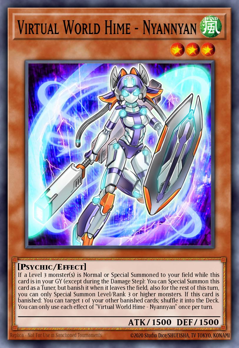 Virtual World Hime  Nyannyan - GRCR-EN047 Rare | Yu-Gi-Oh! Card