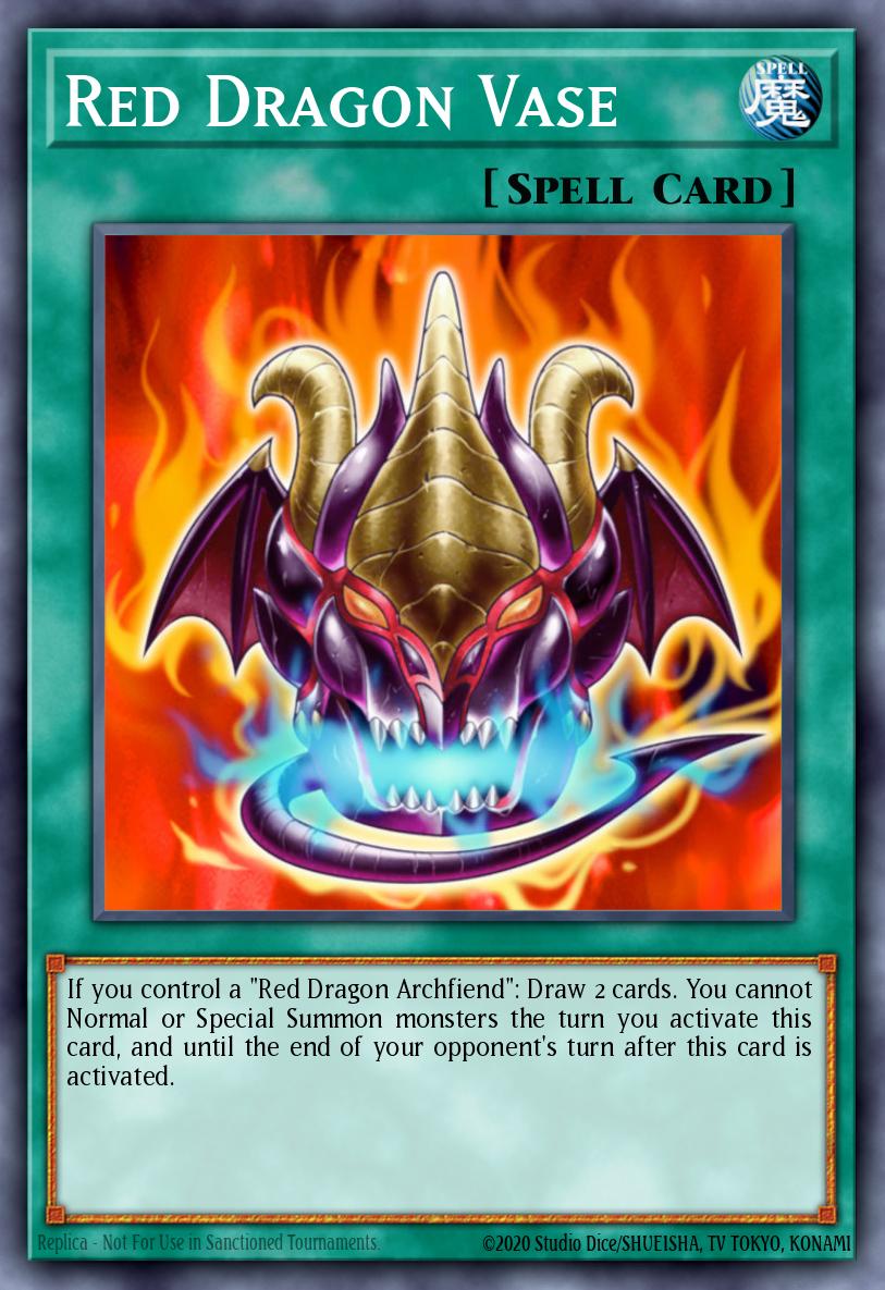 Red Dragon Vase - LC5D-EN077 Rare | Yu-Gi-Oh! Card