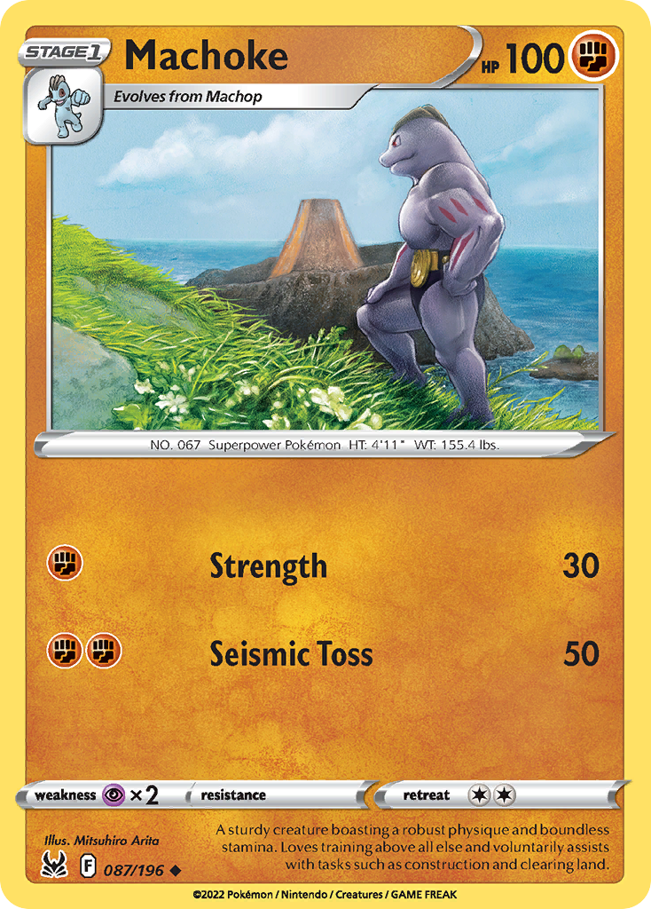 Machoke 87/196 Uncommon | Lost Origin | Pokemon Card