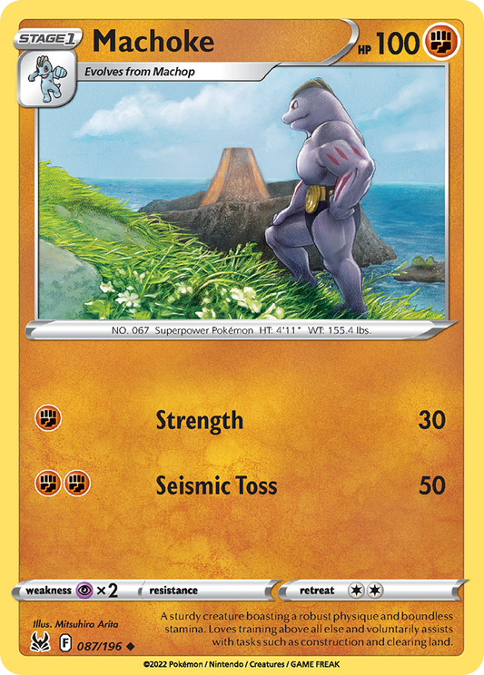 Machoke 87/196 Uncommon | Lost Origin | Pokemon Card