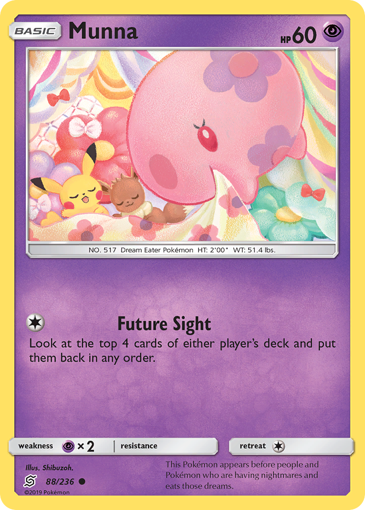 Munna 88/236 Common | Unified Minds | Pokemon Card