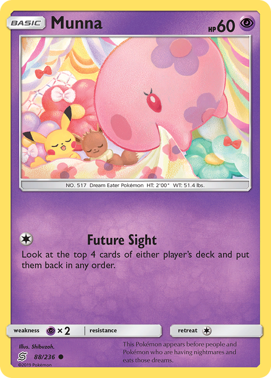 Munna 88/236 Common | Unified Minds | Pokemon Card