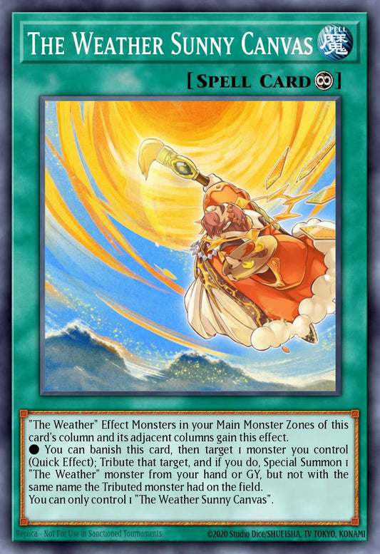 The Weather Sunny Canvas - SPWA-EN039 Super Rare | Yu-Gi-Oh! Card