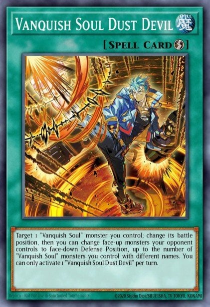 Vanquish Soul Dust Devil - WISU-EN024 Super Rare | Yu-Gi-Oh! Card