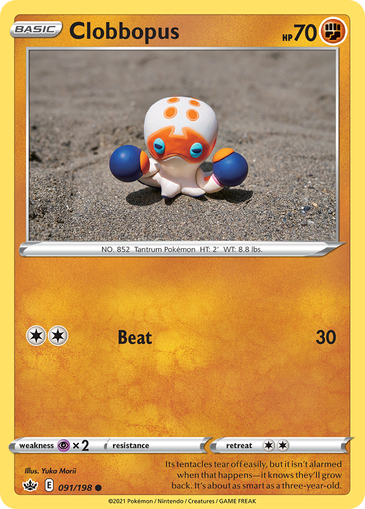 Clobbopus 91/198 Common | Chilling Reign | Pokemon Card