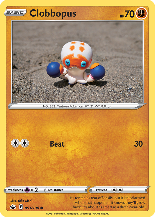 Clobbopus 91/198 Common | Chilling Reign | Pokemon Card