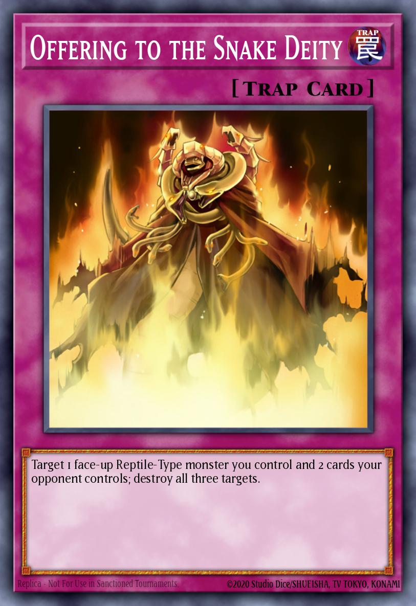 Offering to the Snake Deity - ANGU-EN060 Rare | Yu-Gi-Oh! Card