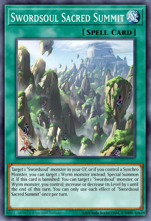 Swordsoul Sacred Summit - BODE-EN054 Super Rare | Yu-Gi-Oh! Card