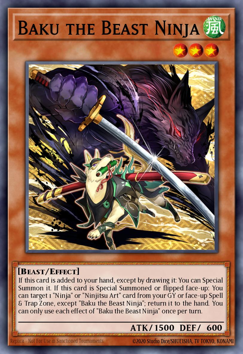 Baku the Beast Ninja - DABL-EN017 Super Rare | Yu-Gi-Oh! Card