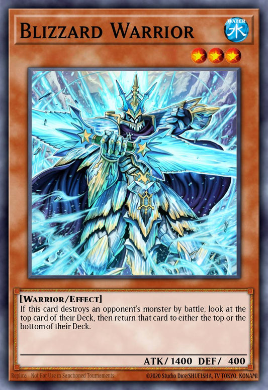 Blizzard Warrior - HA01-EN002 Super Rare | Yu-Gi-Oh! Card