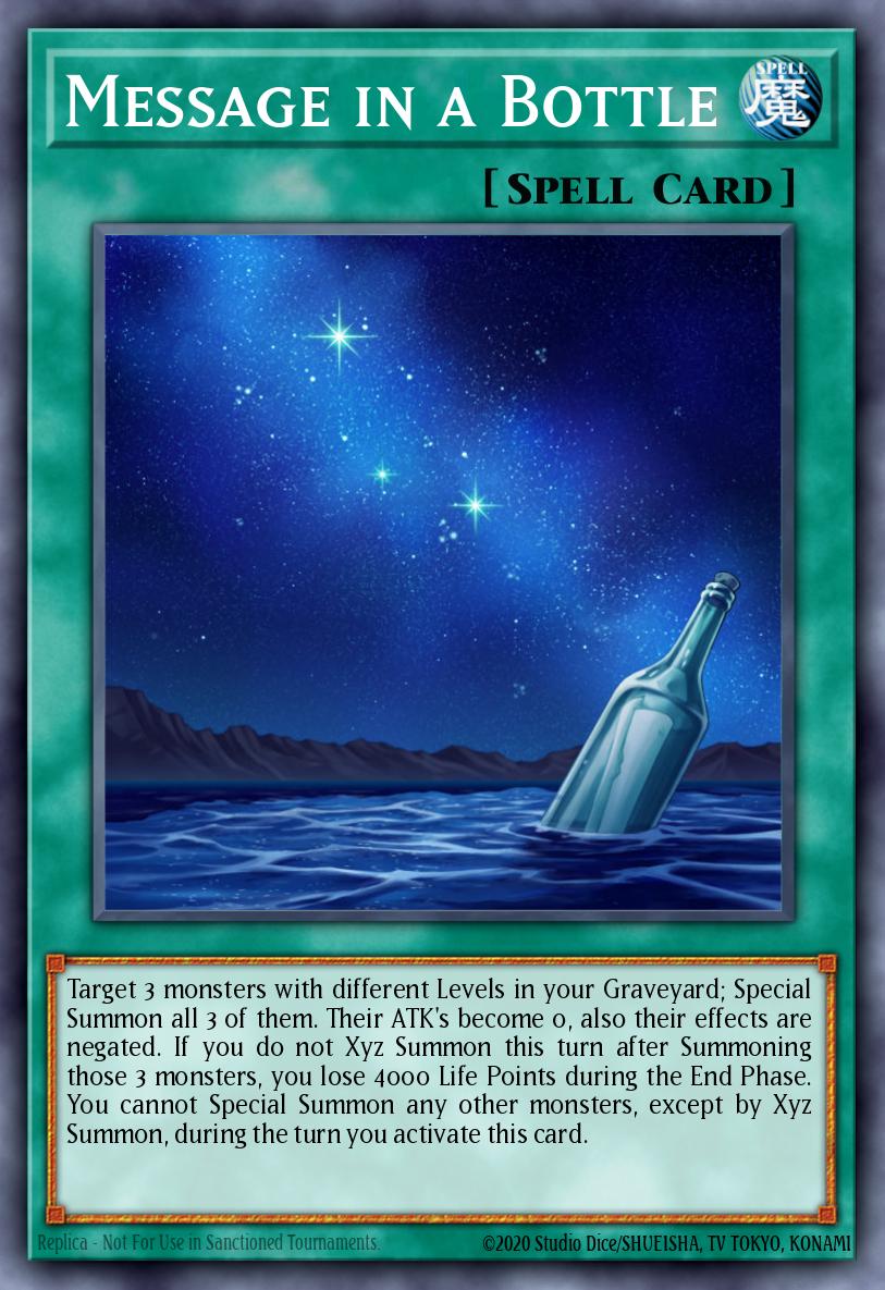 Message in a Bottle - ZTIN-EN015 Super Rare | Yu-Gi-Oh! Card