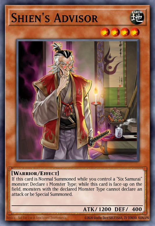 Shien's Advisor - SPWA-EN046 Super Rare | Yu-Gi-Oh! Card