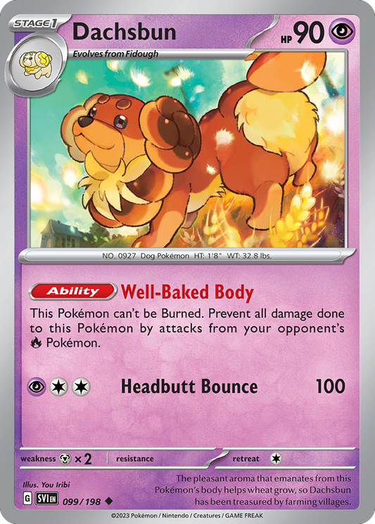 Dachsbun 99/198 Uncommon | Scarlet & Violet | Pokemon Card