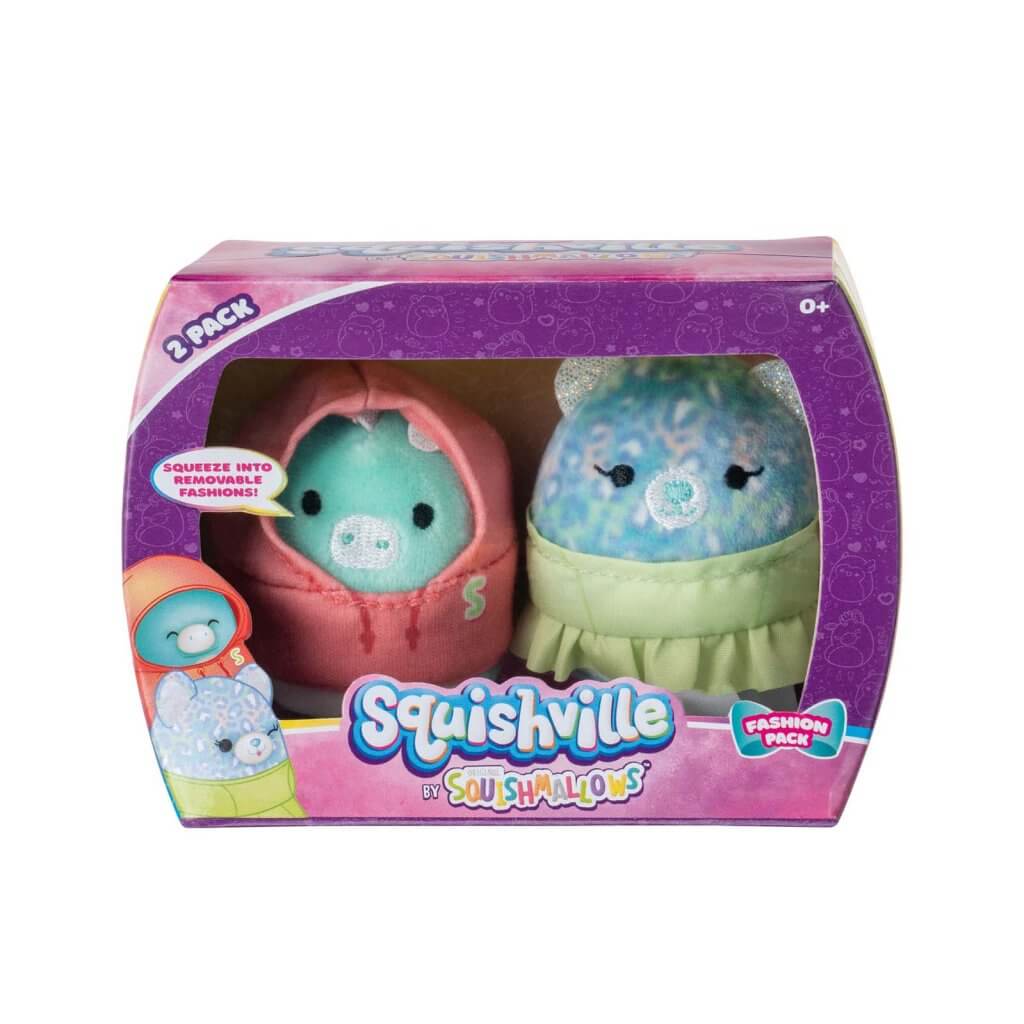 Miles and Lindsay ~ Mini Fashion 2 Pack Squishville Plush