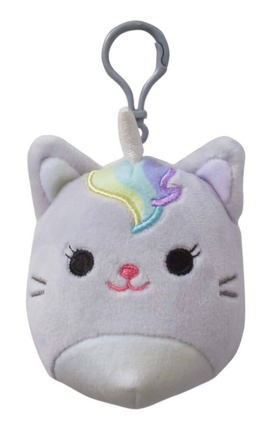 Clarisse the Grey Caticorn Clip On  ~ 3.5" inch Squishmallows