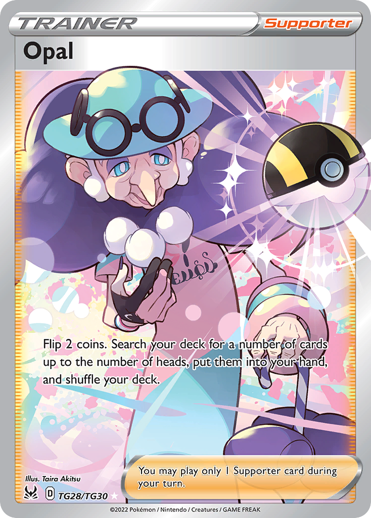 Opal TG28/30 Rare Ultra | Lost Origin Trainer Gallery | Pokemon Card