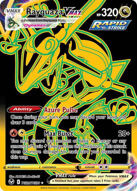 Rayquaza VMAX TG29/30 Rare Secret | Silver Tempest Trainer Gallery | Pokemon Card