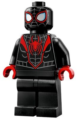 Spider-Man (Miles Morales) - Dark Bluish LEGO Minifigure | Spider-Man