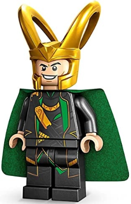 Loki - Pearl Dark Gray Suit LEGO Minifigure | The Infinity Saga