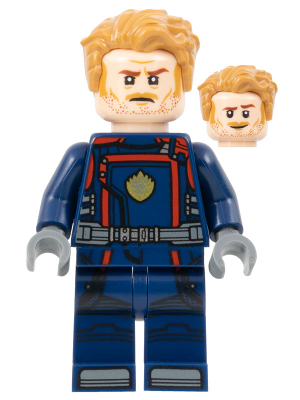 Star-Lord - Dark Blue Suit LEGO Minifigure | Guardians of the Galaxy Vol. 3