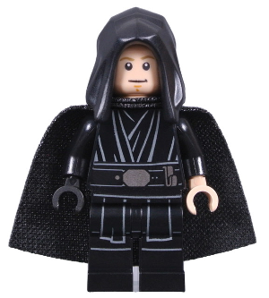 Luke Skywalker, Jedi Master (Black Hood and LEGO Minifigure | Star Wars The Mandalorian