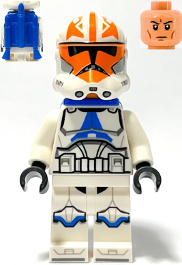 Clone Trooper, 501st Legion, 332nd Company LEGO Minifigure | Star Wars The Clone Wars