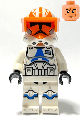 Clone Captain Vaughn, 501st Legion, 332nd LEGO Minifigure | Star Wars The Clone Wars